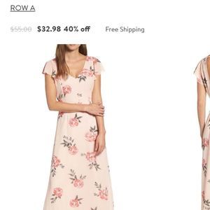 Floral maxi dress